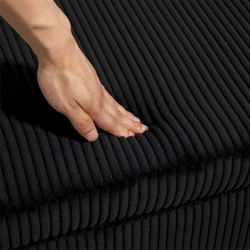 Storage Ottoman,Bedroom End Bench,Upholstered Fabric Storage Ottoman