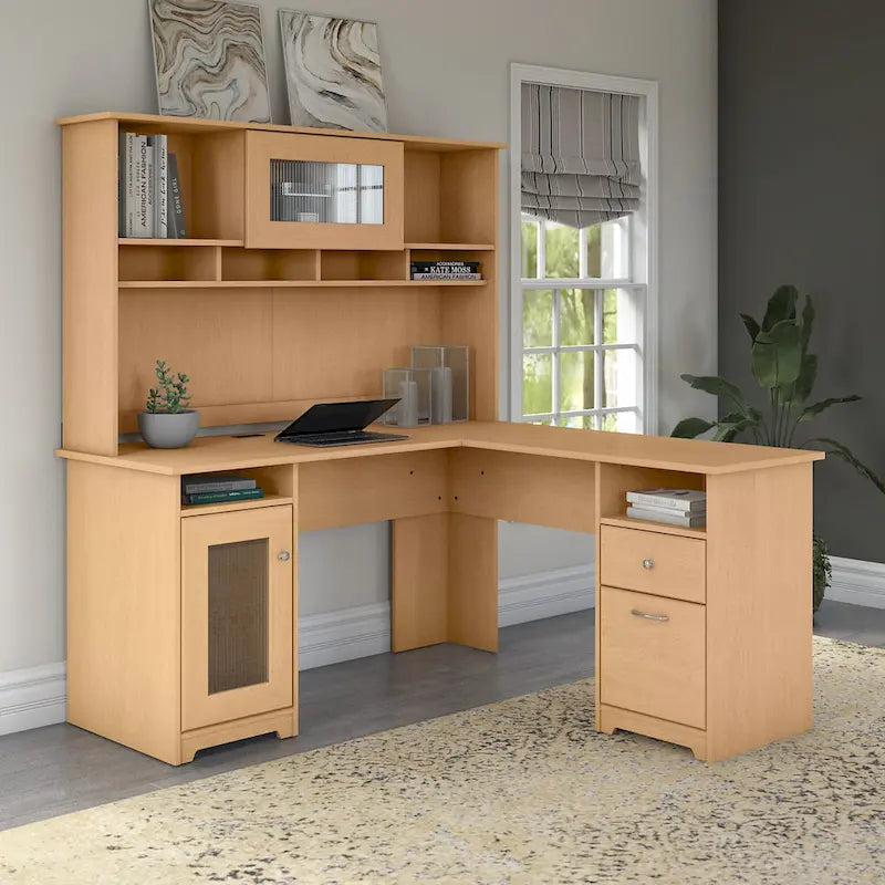 60W Desk Hutch