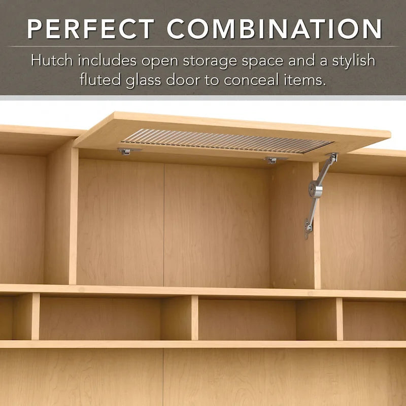 60W Desk Hutch