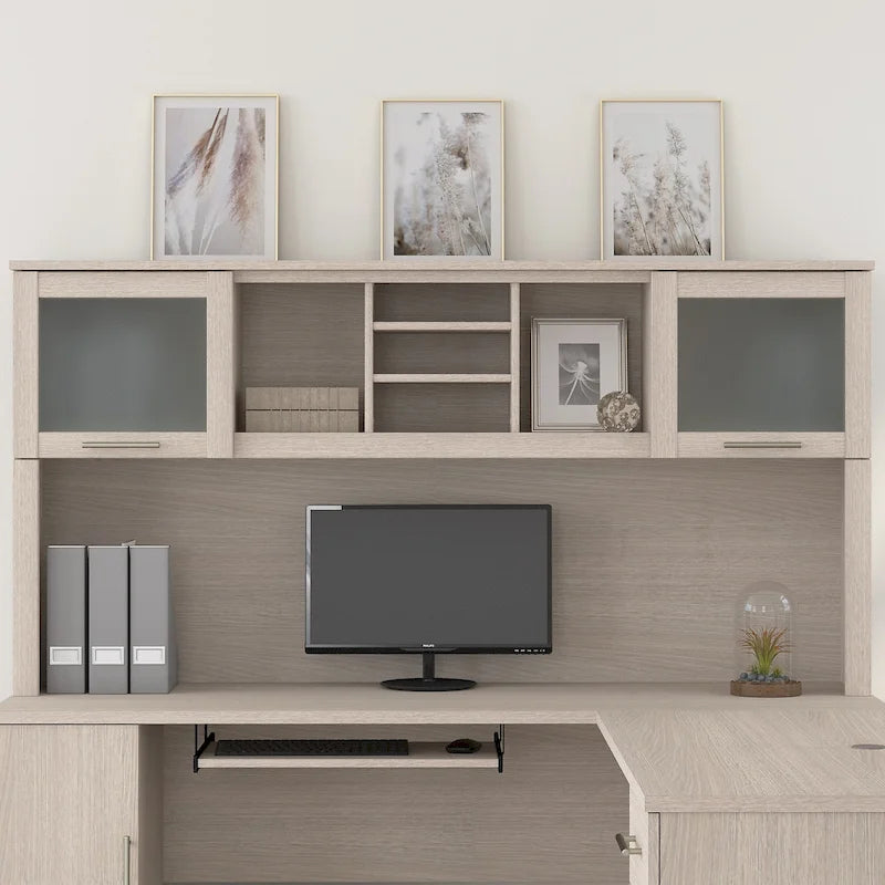 Hutch for L-Shaped Desk