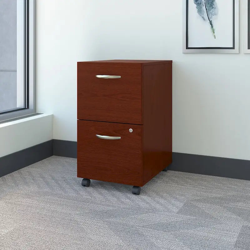 2 Drawer Mobile File Cabinet