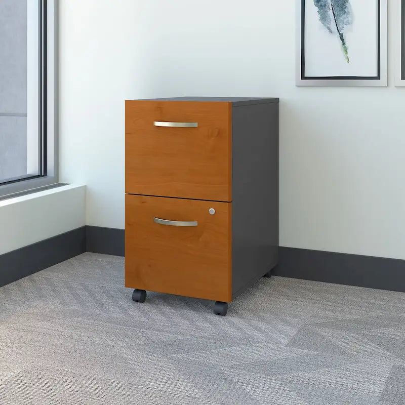 2 Drawer Mobile File Cabinet