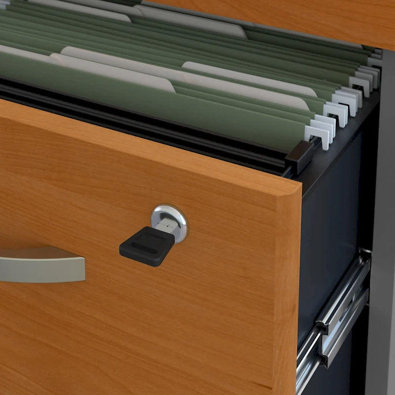 2 Drawer Mobile File Cabinet