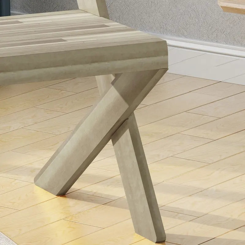 Panca in legno di acacia
