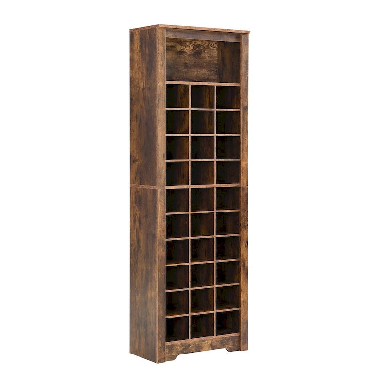 Grande armoire moderne autoportante à 30 casiers à chaussures