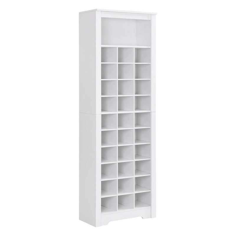 Grande armoire moderne autoportante à 30 casiers à chaussures