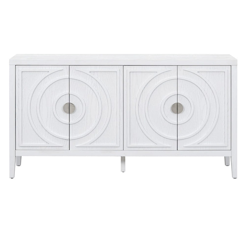 Sideboard Cabinet with Metal Door Handle