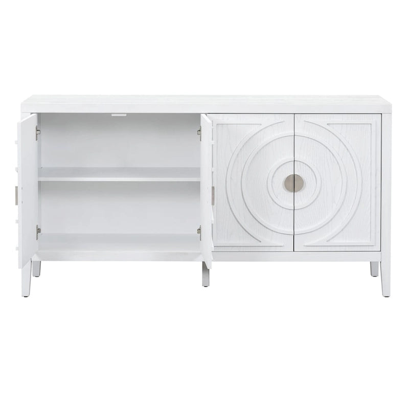 Sideboard Cabinet with Metal Door Handle