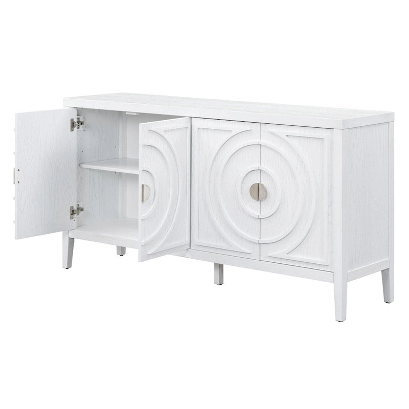 Sideboard Cabinet with Metal Door Handle