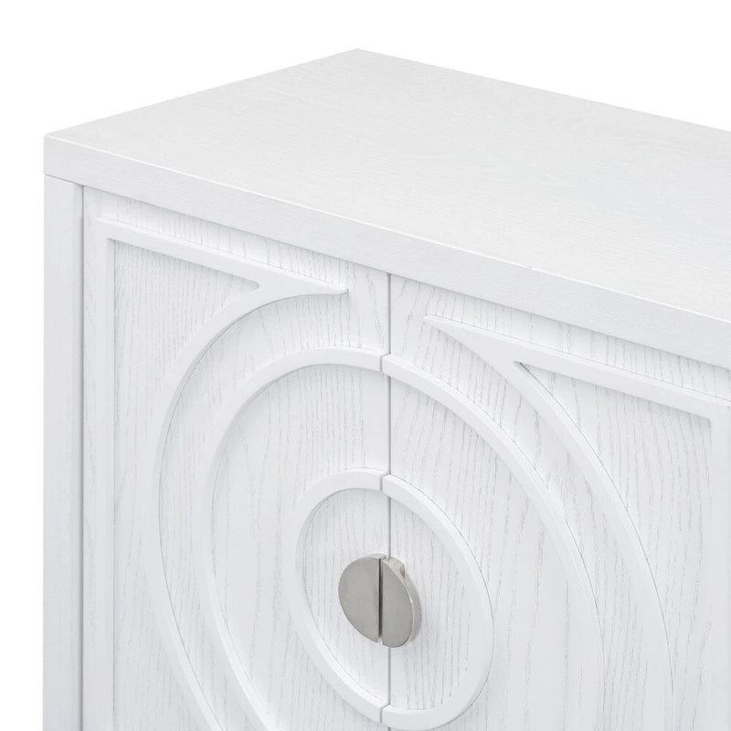 Sideboard Cabinet with Metal Door Handle