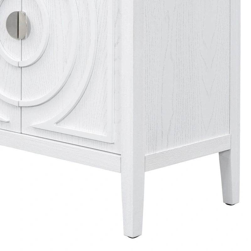 Sideboard Cabinet with Metal Door Handle