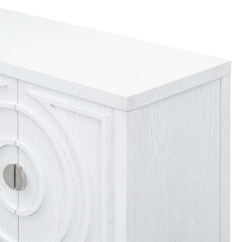 Sideboard Cabinet with Metal Door Handle