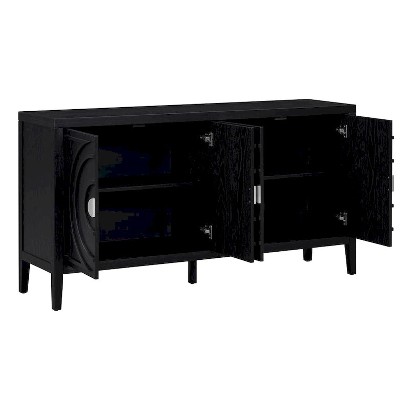 Sideboard Cabinet with Metal Door Handle