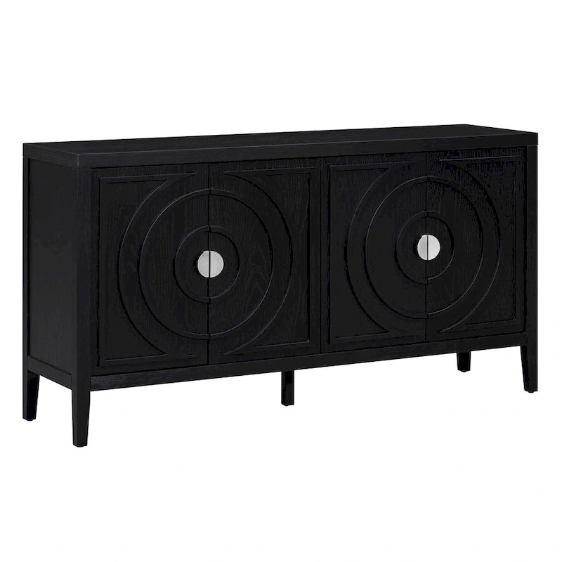 Sideboard Cabinet with Metal Door Handle