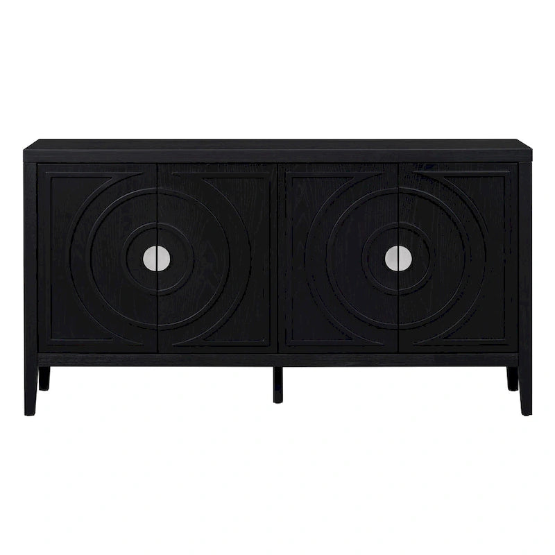 Sideboard Cabinet with Metal Door Handle