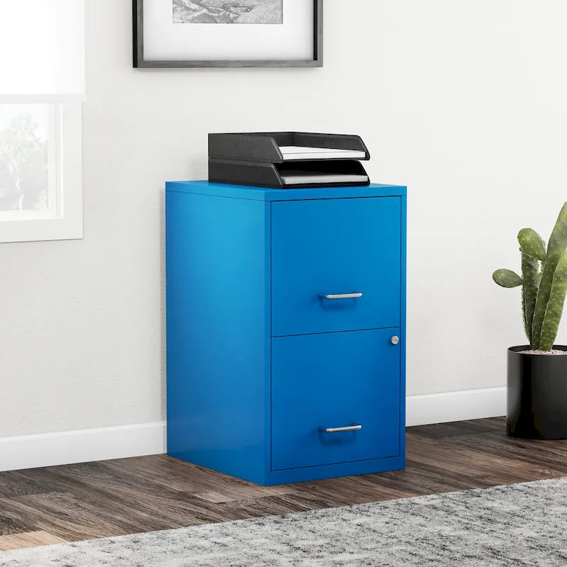 18" Deep 2-Drawer Letter Width Vertical File Cabinet
