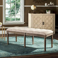 Panca in legno trapuntata - 47.3" x 17.5" x 19"