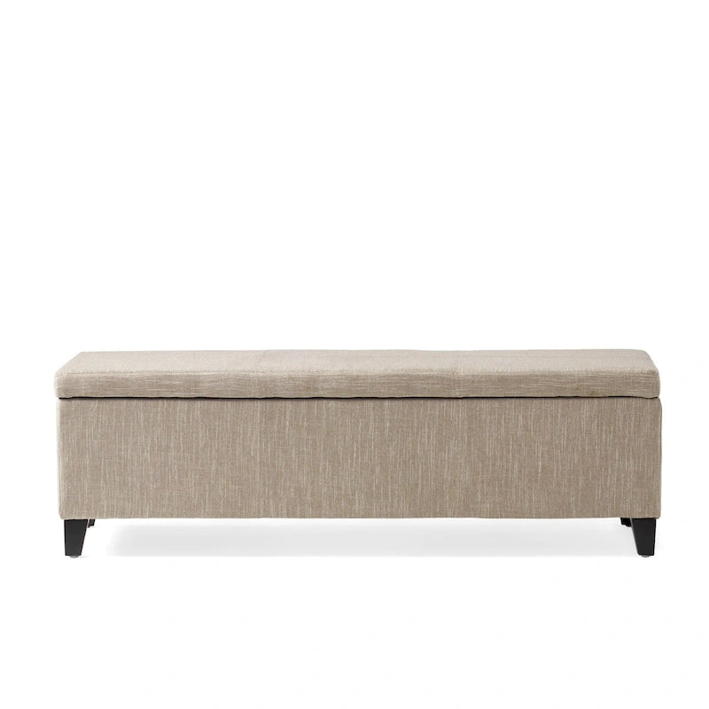 Upholstered Storage Bench for Bedroom Living Room Entryway