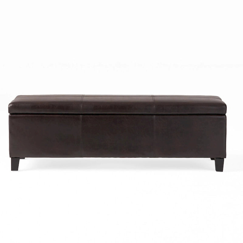Upholstered Storage Bench for Bedroom Living Room Entryway