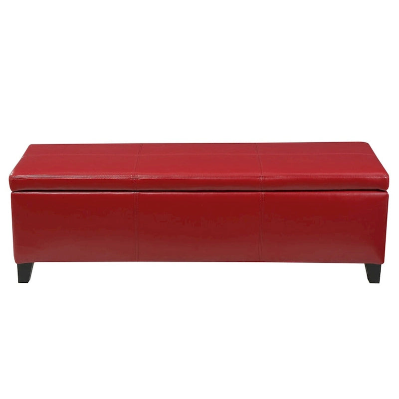 Upholstered Storage Bench for Bedroom Living Room Entryway