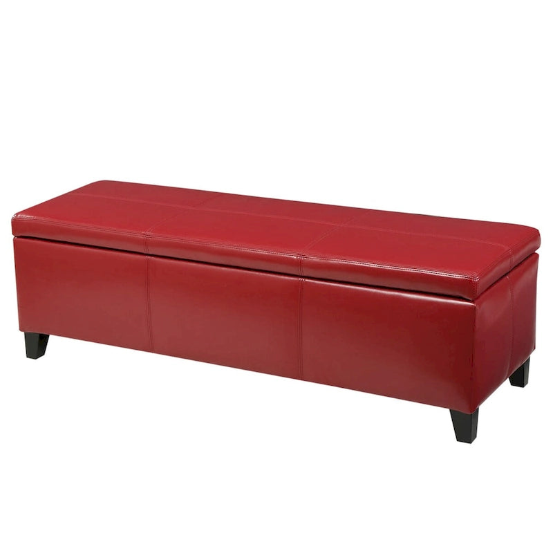 Upholstered Storage Bench for Bedroom Living Room Entryway