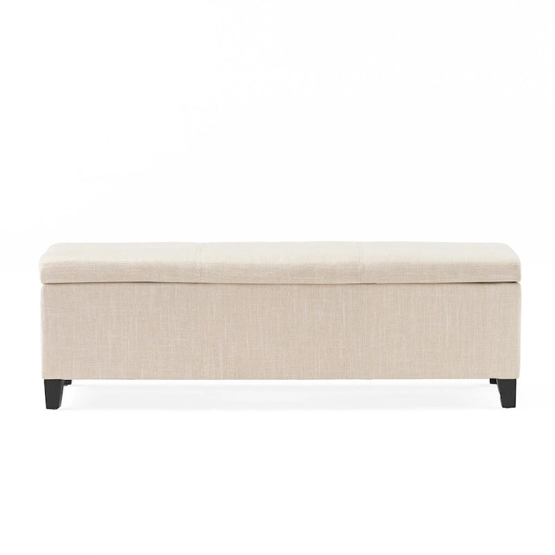 Upholstered Storage Bench for Bedroom Living Room Entryway