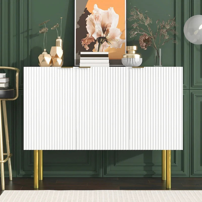 47 Wide Wood 3-door Sideboard