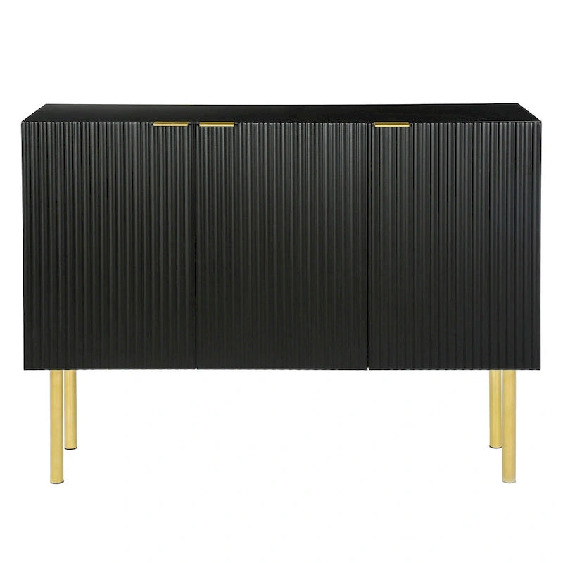 47 Wide Wood 3-door Sideboard
