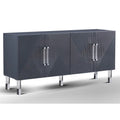64" Sideboard with Acrylic Legs
