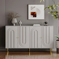 Credenza buffet moderna in legno laccato a 4 ante