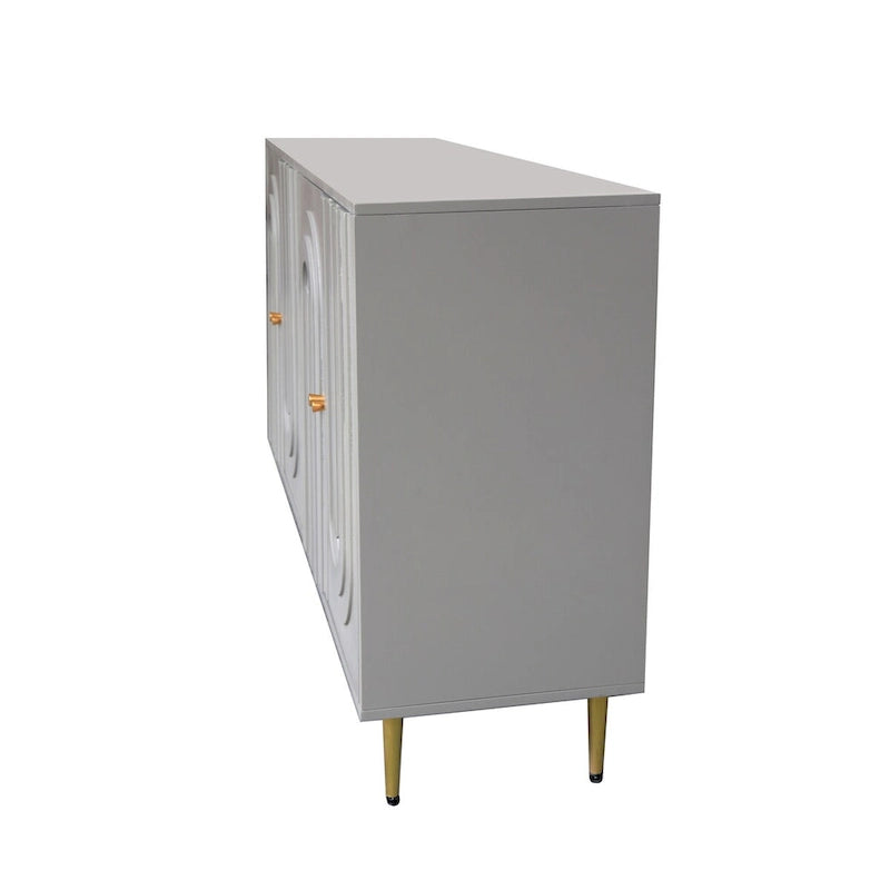 Credenza buffet moderna in legno laccato a 4 ante