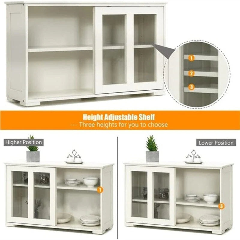Stackable Buffet Storage Sideboard - 41.9D x 13W x 24.5H