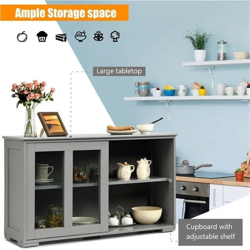 Stackable Buffet Storage Sideboard - 41.9D x 13W x 24.5H