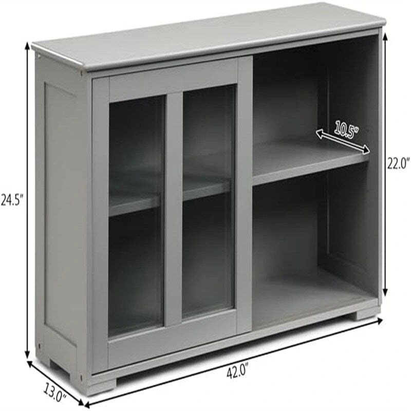 Stackable Buffet Storage Sideboard - 41.9D x 13W x 24.5H