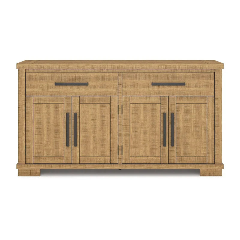 Brązowy kredens do jadalni - 65.88W x 19D x 36.13H