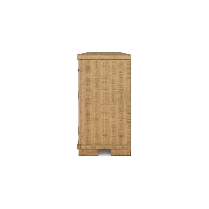 Brązowy kredens do jadalni - 65.88W x 19D x 36.13H
