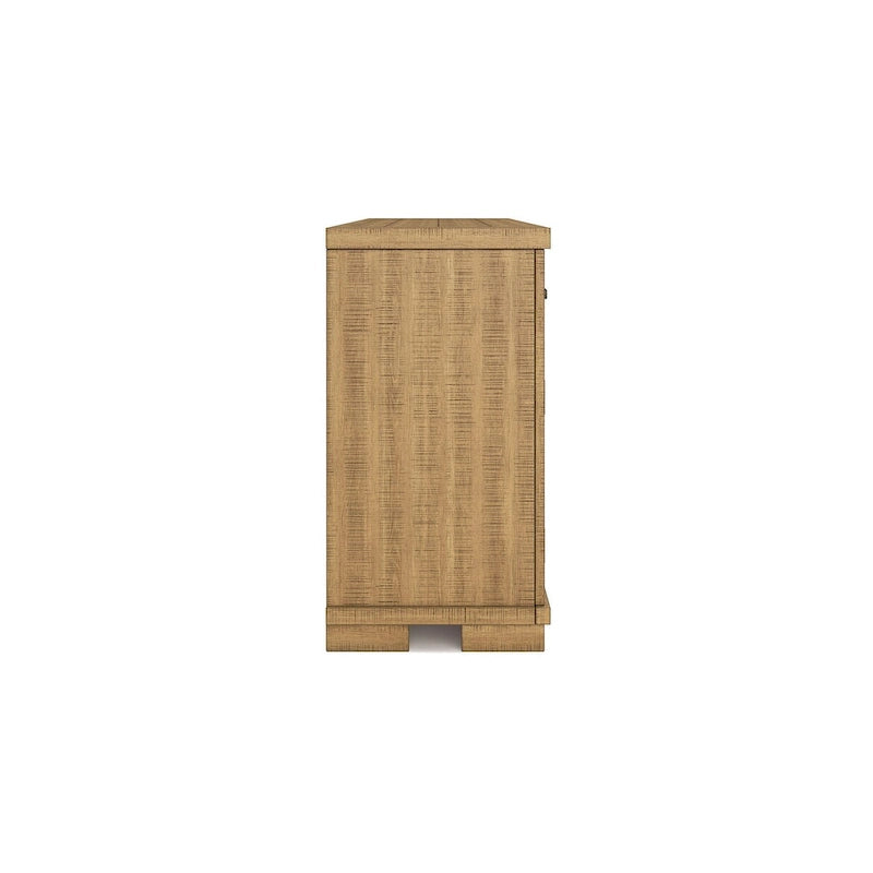 Brązowy kredens do jadalni - 65.88W x 19D x 36.13H