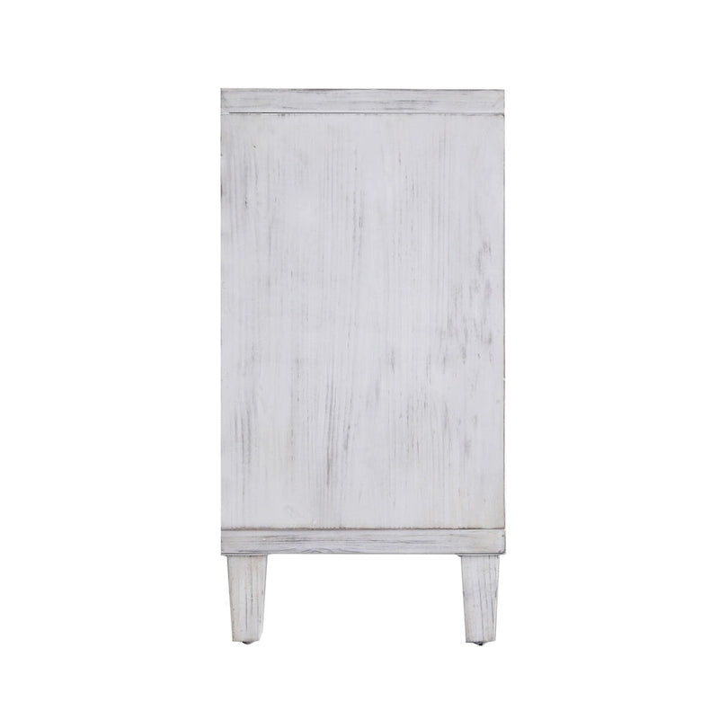 Wooden Cabinet Sideboard Buffet 4 Door Accent Cabinet