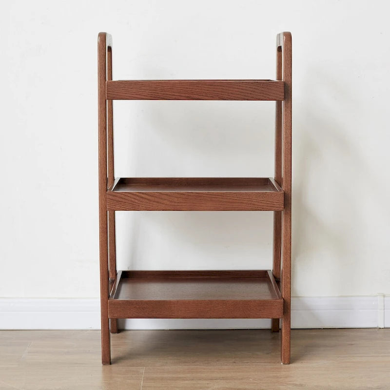 3-Tier Wood Storage Bench and Shoe Rack for Entryway