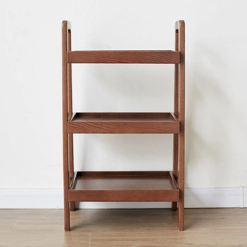 3-Tier Wood Storage Bench and Shoe Rack for Entryway