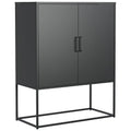 Steel Storage Cabinet with Adjustable Shelves & Magnetic Doors