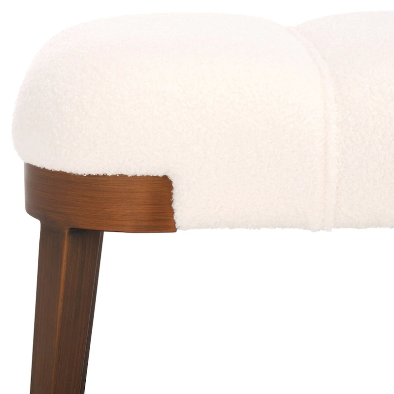 Upholstered Velvet Bench - 50Wx19Dx19H